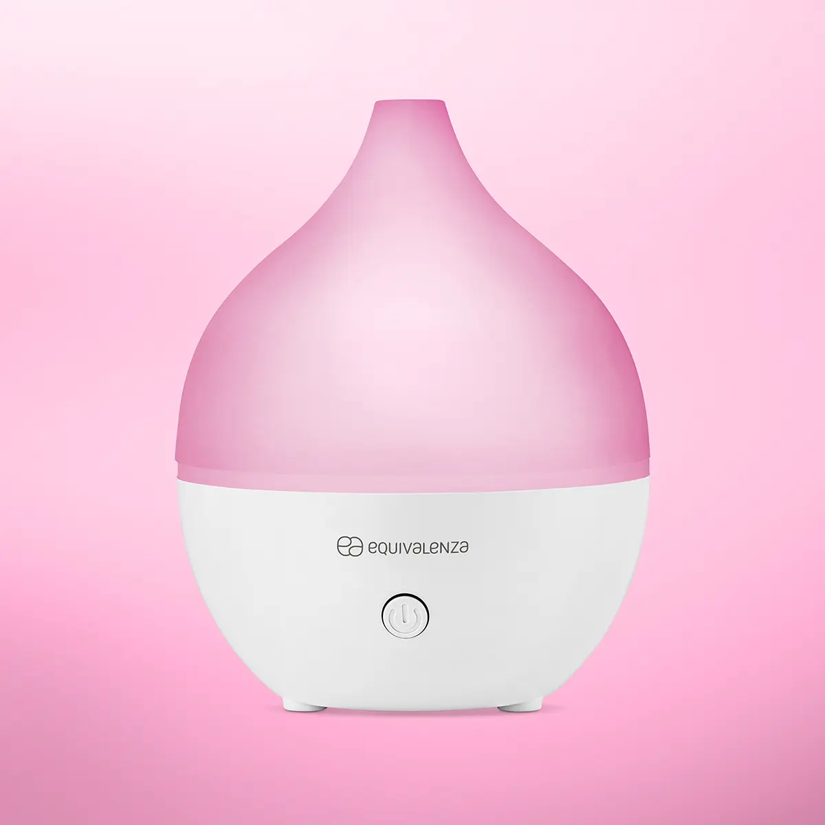 Difusor de aromas rosa sobre fondo rosa · Fotografía de producto, TimeLäB Studio Barcelona